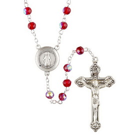 Creed J7410 Prague Rosary - Ruby