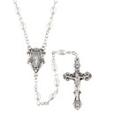 Creed J7433 Pearl Rosary - White