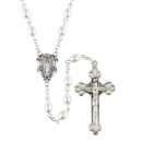 Creed J7436 Pearl Rosary - White