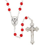 Creed Creed Confirmation Rosary - Ruby