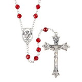 Creed J7442 Loc-Link Confirmation Rosary - Ruby