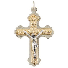 Creed J7696 Crucifix Pendant Gold - 12/Pk