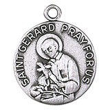 Jeweled Cross JC-102/1MFT St Gerard Medal