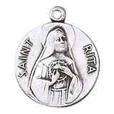 Jeweled Cross JC-129/1MFT St Rita Medal