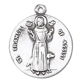 Jeweled Cross JC-149/1MFT St Francis Of Assisi Medal