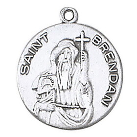 Jeweled Cross JC-151/1MFT St. Brendan Medal