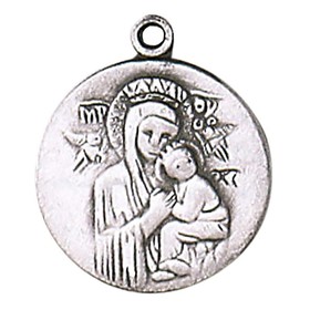 Jeweled Cross JC-152/1MFT Our Lady of Perpetual Help Medal