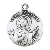 Jeweled Cross JC-157/1MFT St. Dorothy Medal