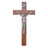 Jeweled Cross Jeweled Cross Walnut Crucifix