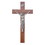 Jeweled Cross JC-4125-E Walnut Crucifix