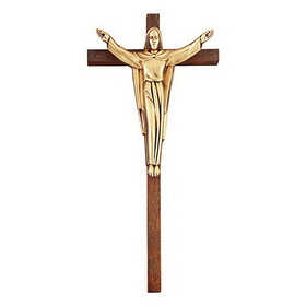 Jeweled Cross JC-2111-L Dark Oak Crucifix