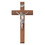 Jeweled Cross JC-4125-E Walnut Crucifix