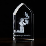 Jeweled Cross Jeweled Cross First Communion Etched Glass