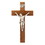 Jeweled Cross JC-5061-E 8" Walnut Crucifix