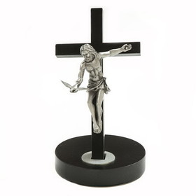Jeweled Cross JC-6094-E Black Gift of The Spirit Crucifix