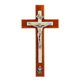 Jeweled Cross JC-7112-E First Communion Crucifix - White