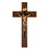 Jeweled Cross JC-7117-L Crucifix with Floral Design - Golden Brown