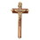 Jeweled Cross JC-7138-K Walnut Crucifix with Inlay