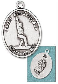 Jeweled Cross JC-729/1MFT Women Gymnastics Medal