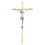 Jeweled Cross JC-814-E Crucifix with Gold Plated Corpus