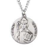 Jeweled Cross JC-9148/1MFT St. Dennis Medal on Chain