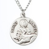 Jeweled Cross JC-9153/1MFT St. Daniel Medal on Chain