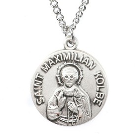 Jeweled Cross Jeweled Cross St. Maxmilian Kolbe Medal