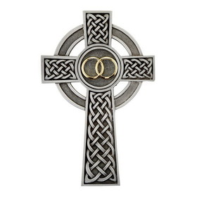 Jeweled Cross JC-9275-E Knotted Celtic Wedding/Anniversary Cross