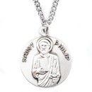 Jeweled Cross JC-9456/MCB St. Philip Medal on Cord