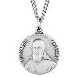 Jeweled Cross JC-9498/1MFT St. Francis de Sales Medal