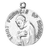 Jeweled Cross JC-97/1MFT St. Francis of Assis Medal