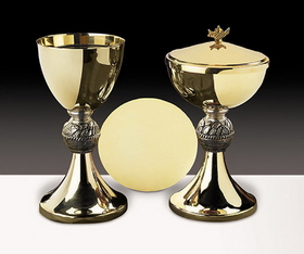 Sudbury JC718 Loaves And Fish Chalice With Paten