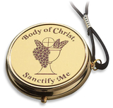 Sudbury JS298 Chalice: Body Of Christ, Sanctify Me Pyx