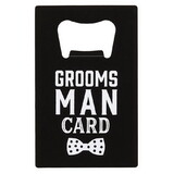 Wedding K1351FRN Man Card Bottle Opener - Groomsman