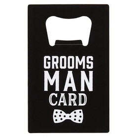 Wedding K1351FRN Man Card Bottle Opener - Groomsman