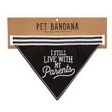Pets K2905CBL Pet Bandana - Live With Parents