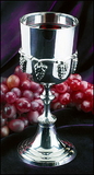 Sudbury KD490 Silver Communion Cup With Grapes