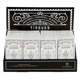 Gifts of Faith L0721 Grateful Thankful Blessed Tissues