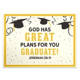 Universal Design L0738 God Has Great Plans For You - Graduate Yard Sign