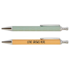 Stationery L1097 Pen Set - Love Grows Here