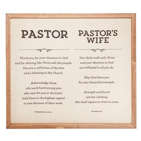 Haven L1243 Wall Sign - Pastor's Wife