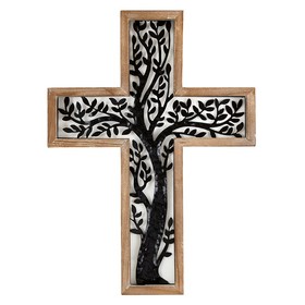 Spiritual Harvest L1370 Metal Tree Cross