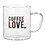 Sippin' Pretty L1534 Glass Mug - Coffee Love