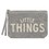Hold Everything L1628 Grey Canvas Pouch - Little Things