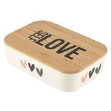 Lili + Delilah L1690 Bamboo Lunch Box - Self Love