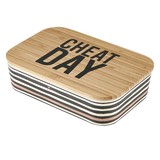 Lili + Delilah L1691 Bamboo Lunch Box - Cheat Day