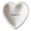 Wedding L1762 White Paulownia Heart Trinket Tray - Forever