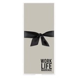 Wedding L1779 Notepaper in Acrylic Tray - Work Life Marriage