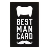 Wedding L1817 Man Card Bottle Opener - Best Man