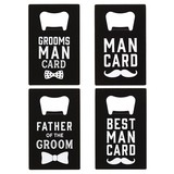 Wedding L1819 Pack smart Man Card Bottle Openers